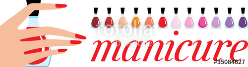 500x136 Manicure.vector Stock Image And Royalty Free Vector Files On