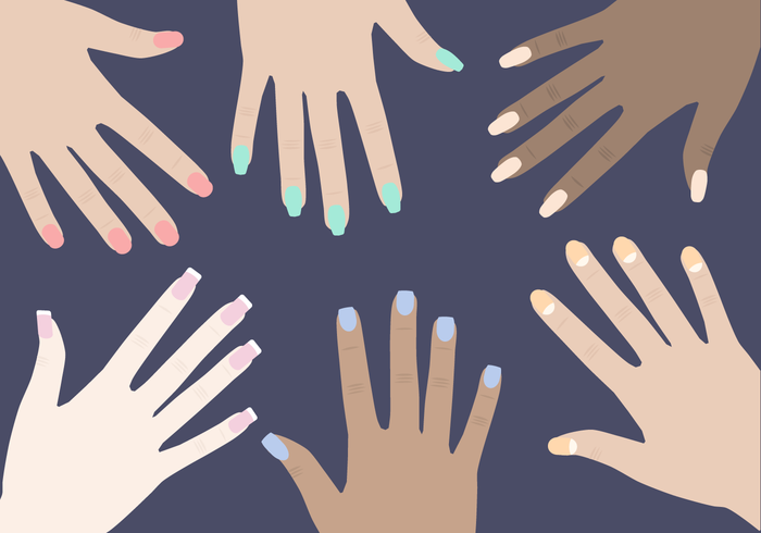 700x490 Free Manicure Vector