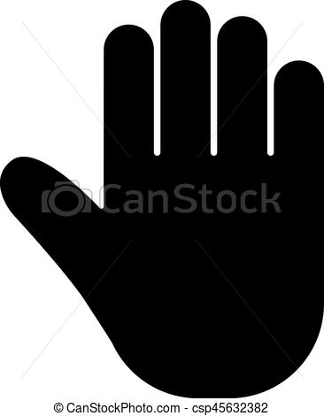 366x470 Vector, Mano, Icono. Perfecto, Pictogram, Aislado