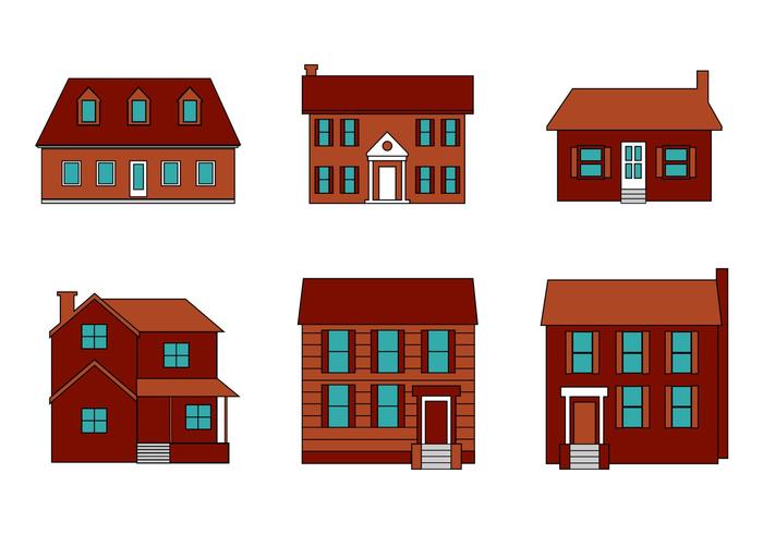 700x490 Free Mansion Vector Set