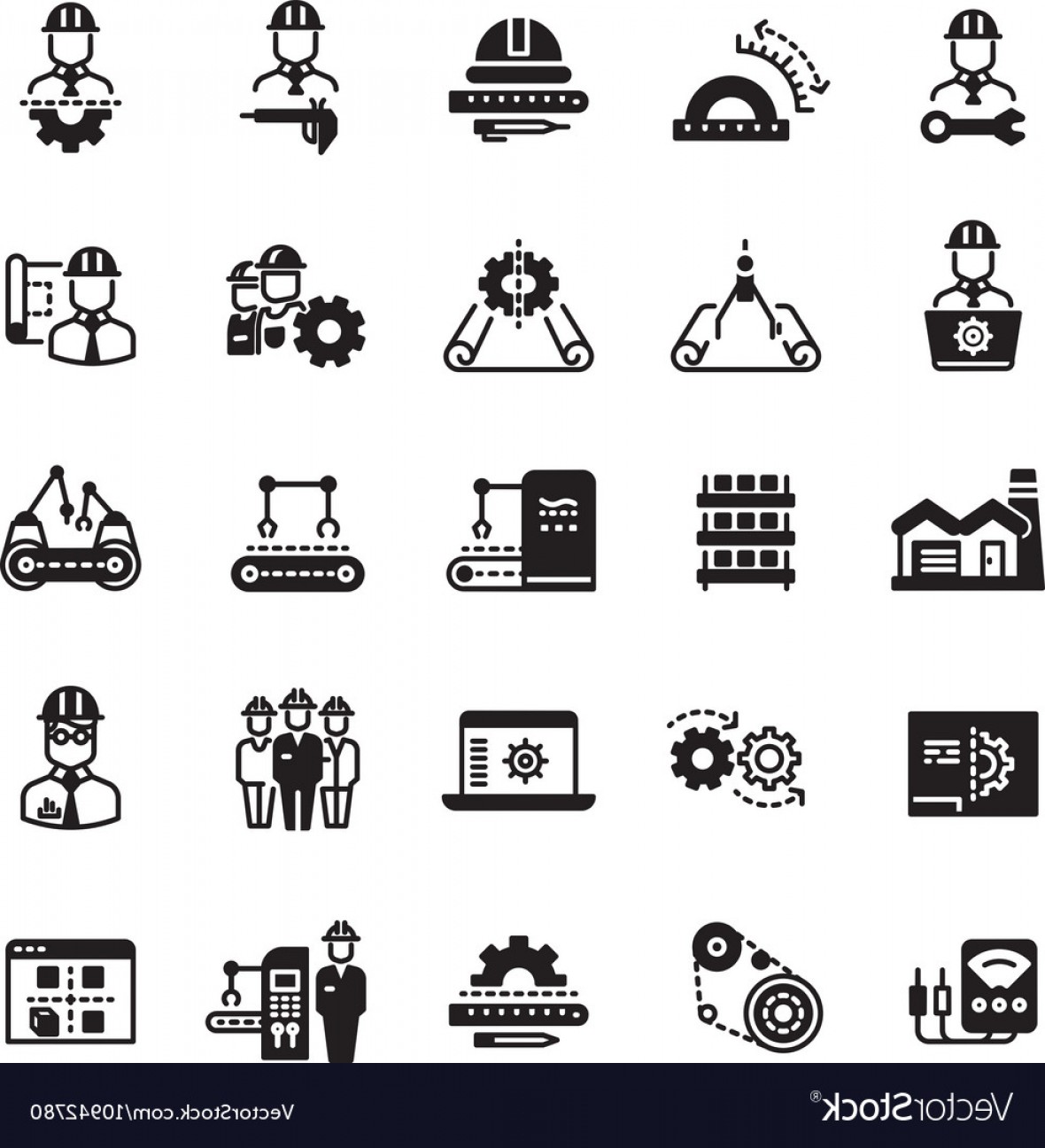 1180x1296 Engineering Manufacturing Industrial Icon Vector Shopatcloth