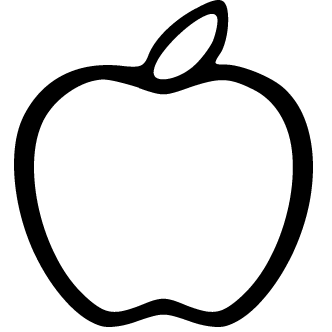 332x332 Vector De Manzana