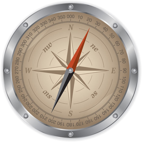 600x600 Old Map And Compass Vector Free Vector 4vector
