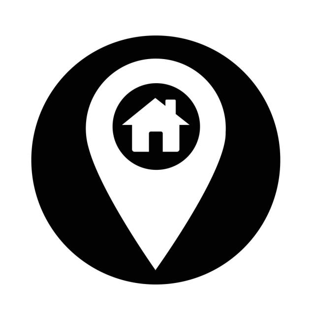 640x640 Real Estate House Map Icon, House, Icon, Vector Png And Vector For