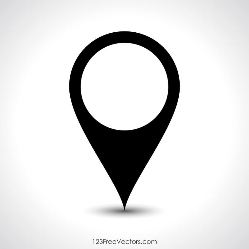 800x800 Map Marker Free Vector By 123freevectors