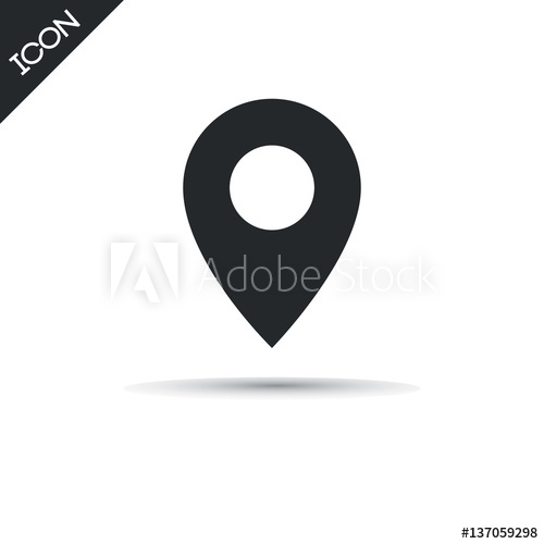 500x500 Map Marker.vector Black Icon,