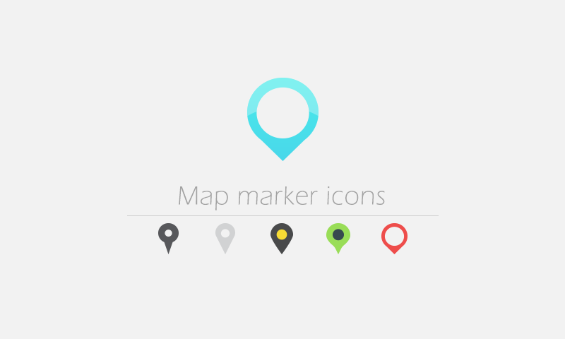 800x480 Free Download 30 Map Marker Vector Icons