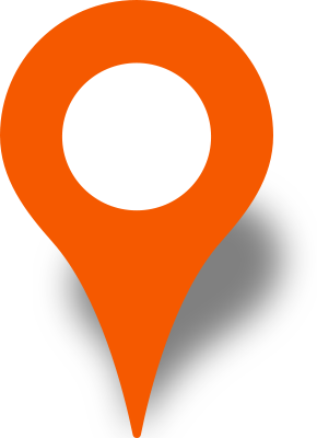 290x400 Simple Location Map Pin Icon Orange Free Vector Data Svg(Vector