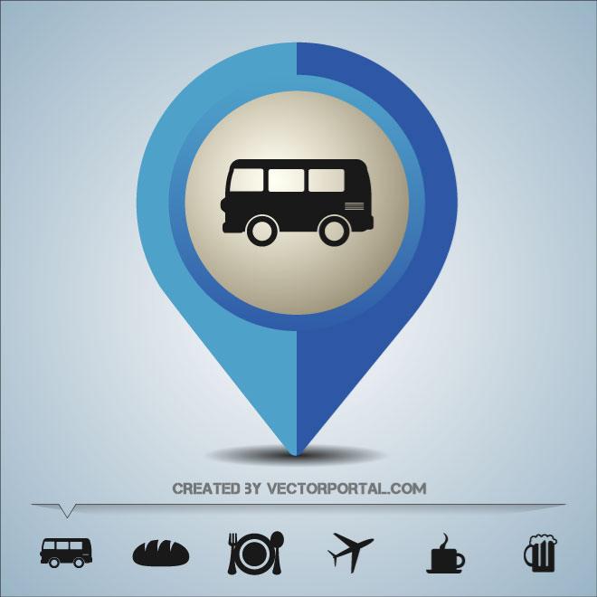 660x660 Map Pin Vector Symbol By Vectorportal