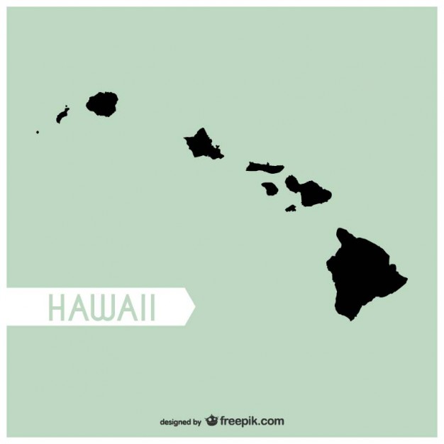 626x626 Hawaii Map Vector Vector Free Download
