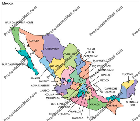 Mapa Mexico Vector at GetDrawings | Free download