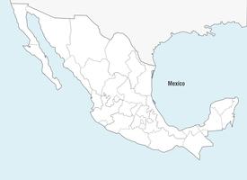 275x200 Mexico Map Free Vector Art