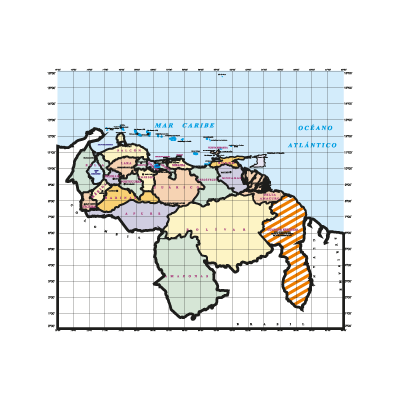 400x400 Mapa Politico De Venezuela Vector Download Free Vector