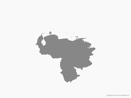 460x345 Vector Maps Of Venezuela Free Vector Maps