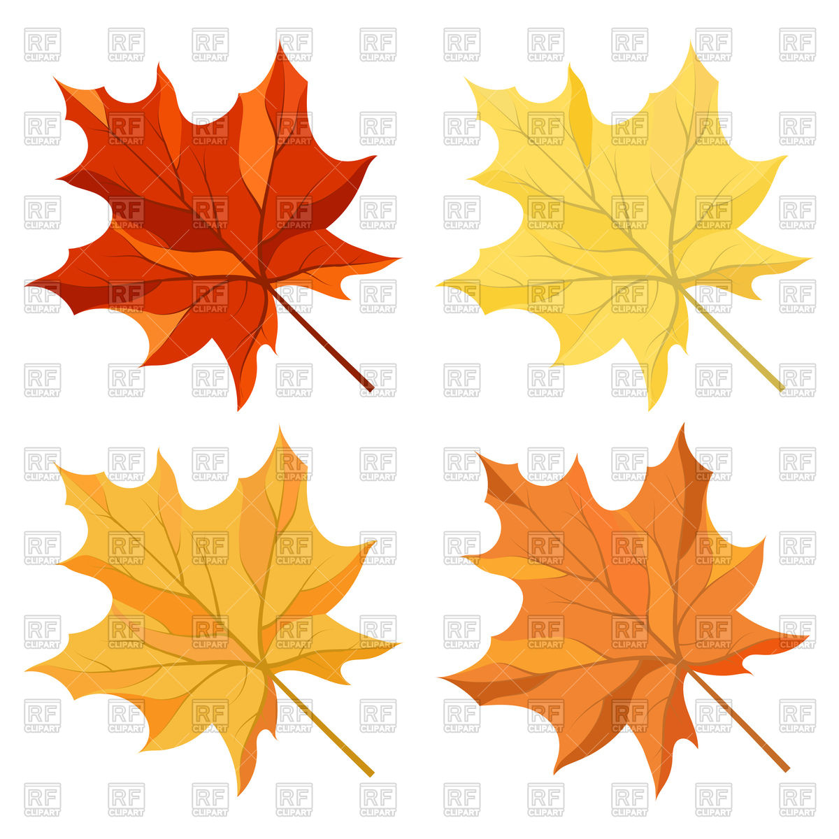 1200x1200 Autumn Maple Leaves Vector Image Vector Artwork Of Plants And