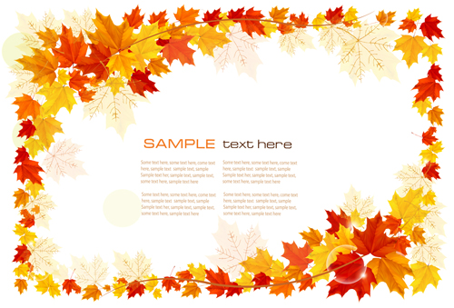 500x339 Maple Leaf Vector Background Art 03 Free Download