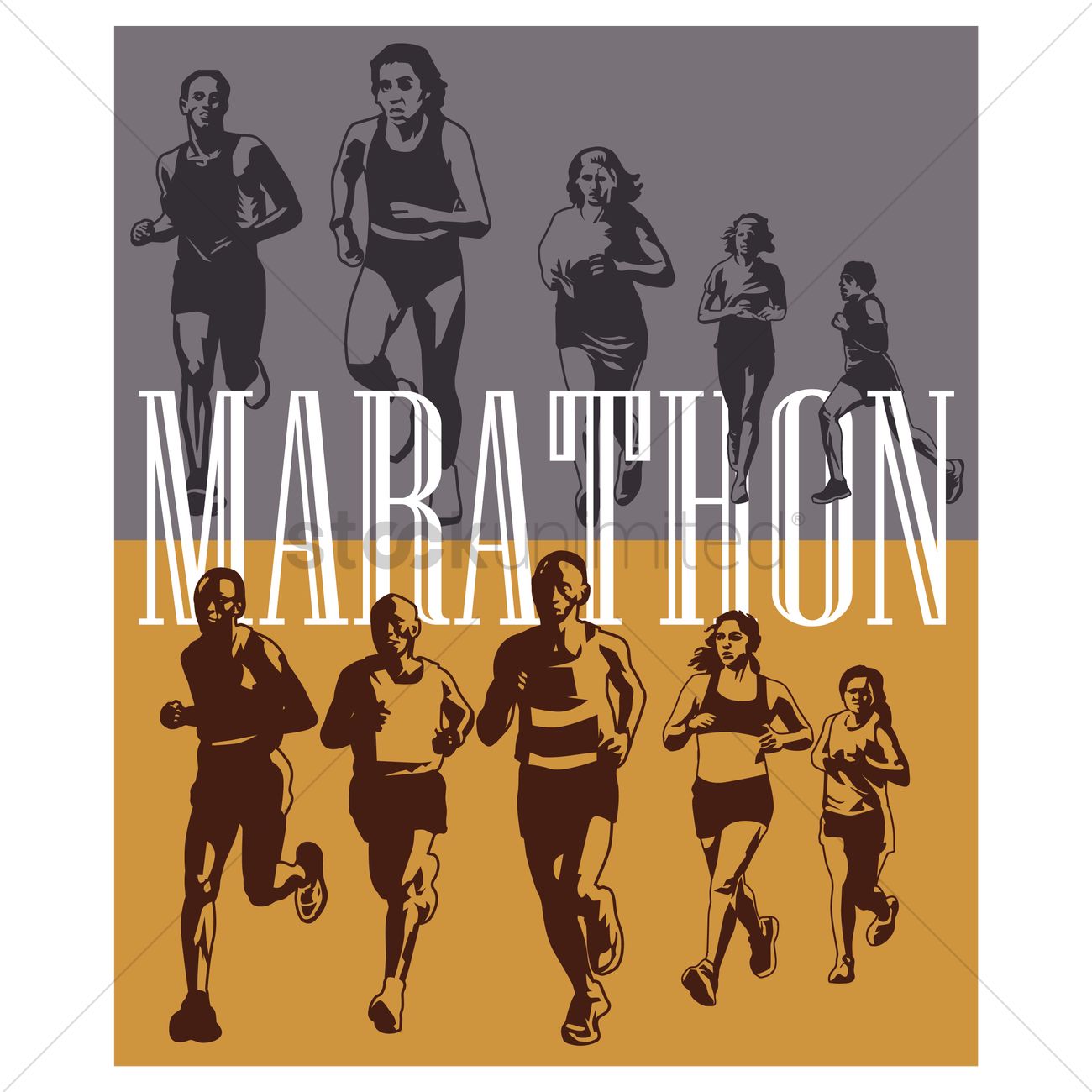 1300x1300 Marathon Vector Image