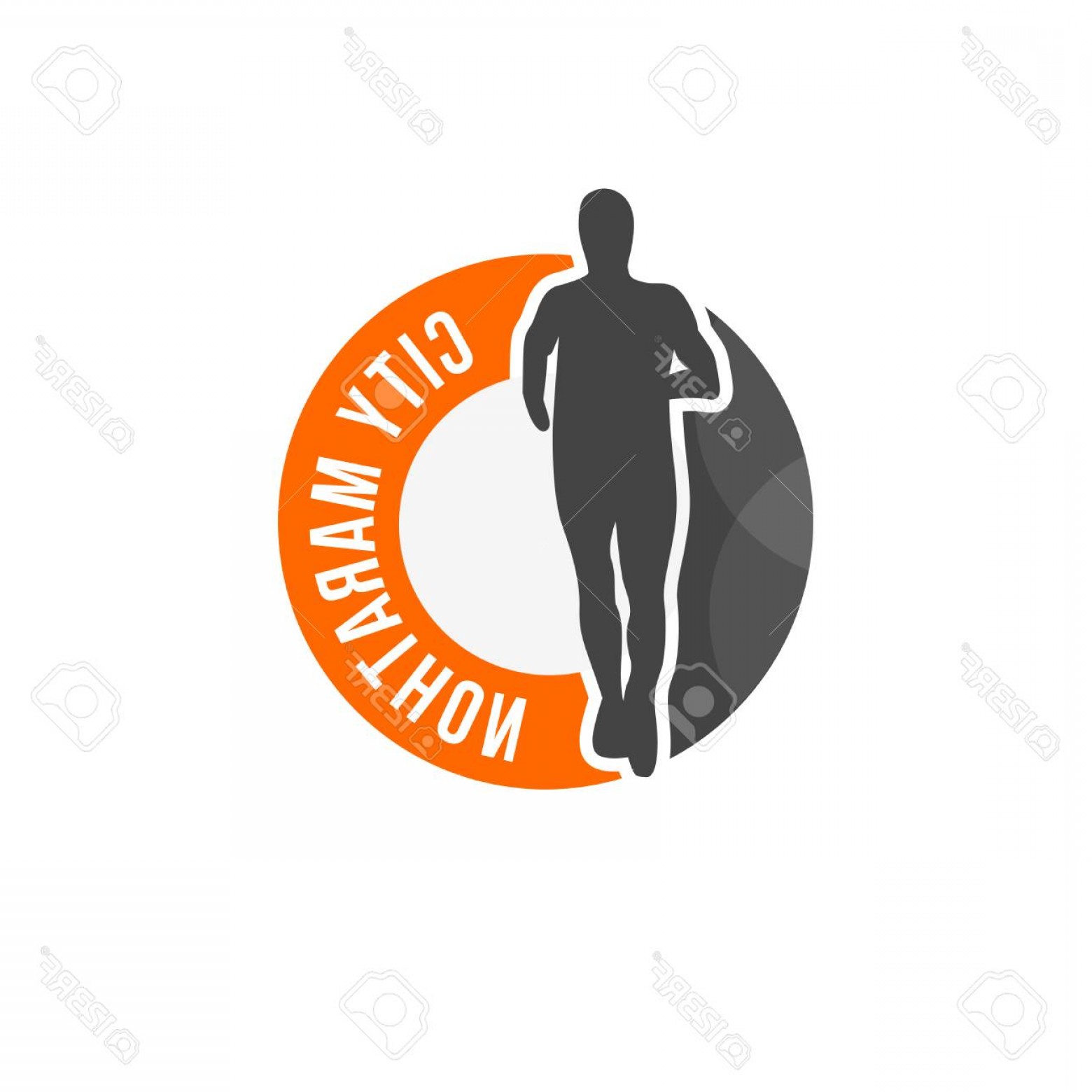 1560x1560 Photostock Vector City Marathon Vector Logo Running Club Badge