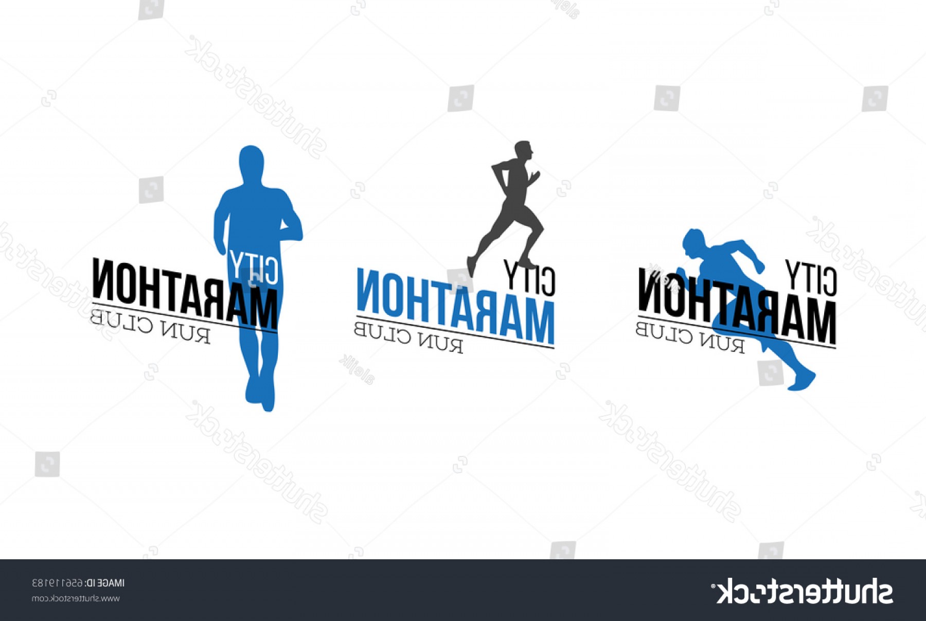 1800x1207 City Marathon Vector Logo Running Club Rongholland