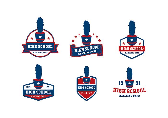 700x490 Marching Band Badge Template Free Vector