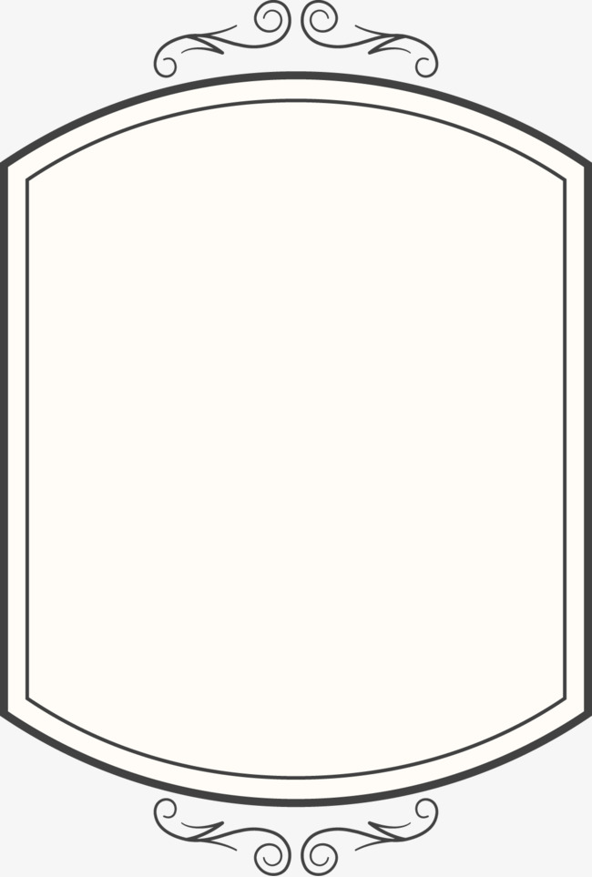 650x963 Vector Creativo Marco Figura De Forma Irregular Con Bordes