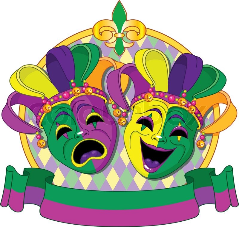 800x763 Mardi Gras Masks Design Stock Vector Colourbox