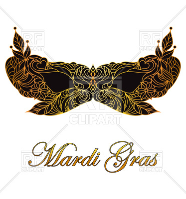 373x400 Mardi Gras Mask Vector Image Vector Artwork Of Holiday
