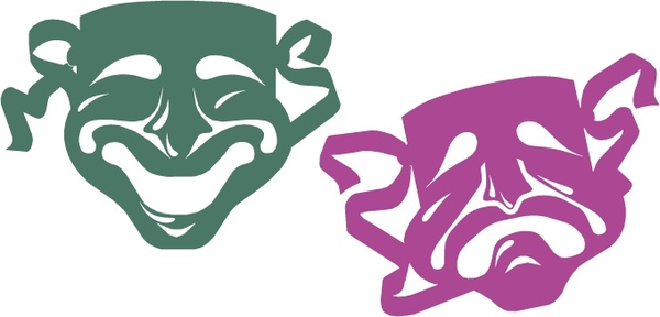 600x288 Mardi Gras Masks Free Vector In Encapsulated Postscript Eps ( .eps