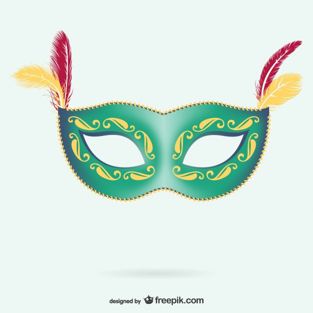 626x626 Mask For Carnival Vector Free Download