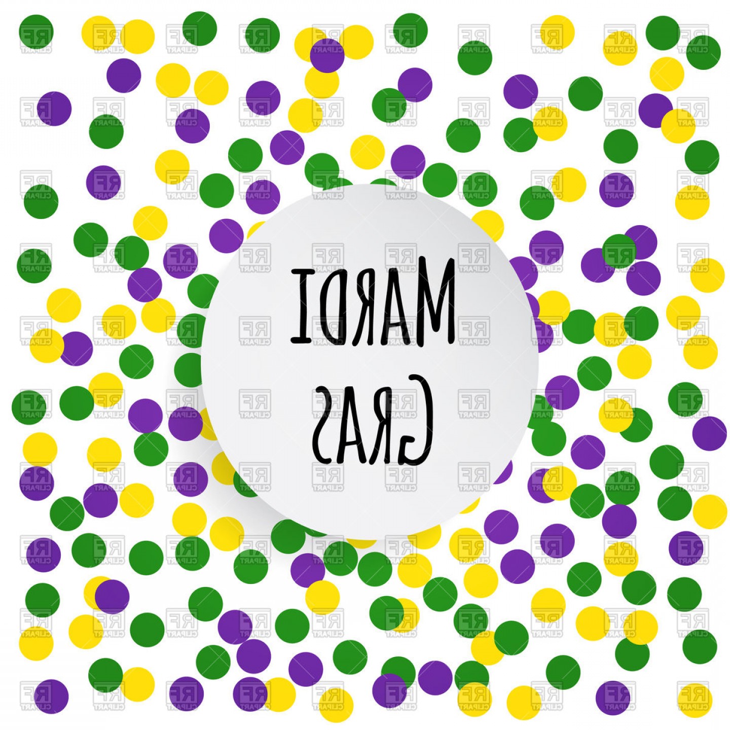 1440x1440 Mardi Gras Vector Background Lazttweet