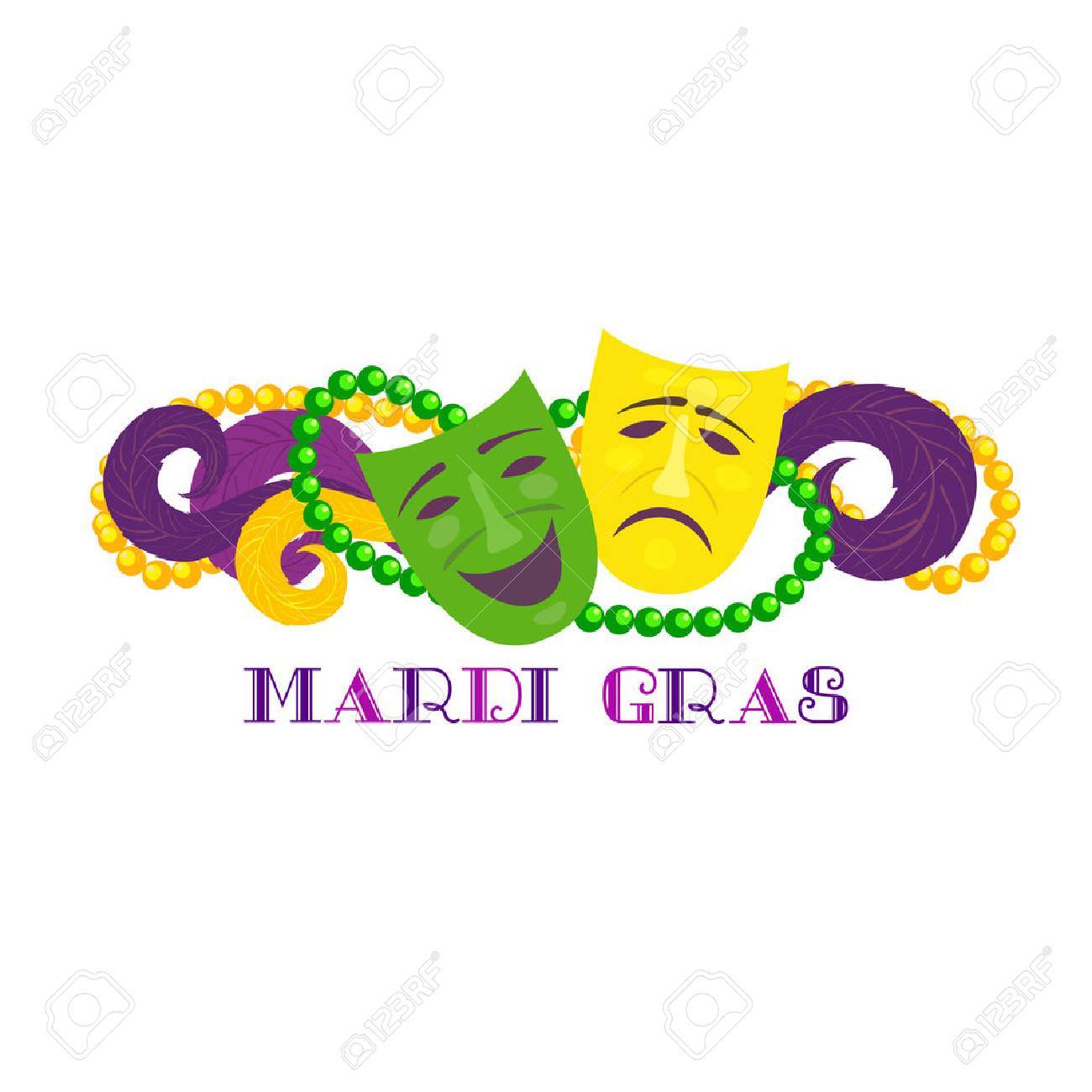 1300x1300 Mardi Gras Clipart Banner ~ Frames ~ Illustrations ~ Hd Images