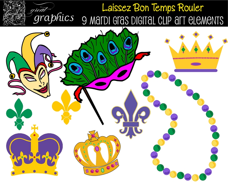 800x640 Mardi Gras Printable Clipart