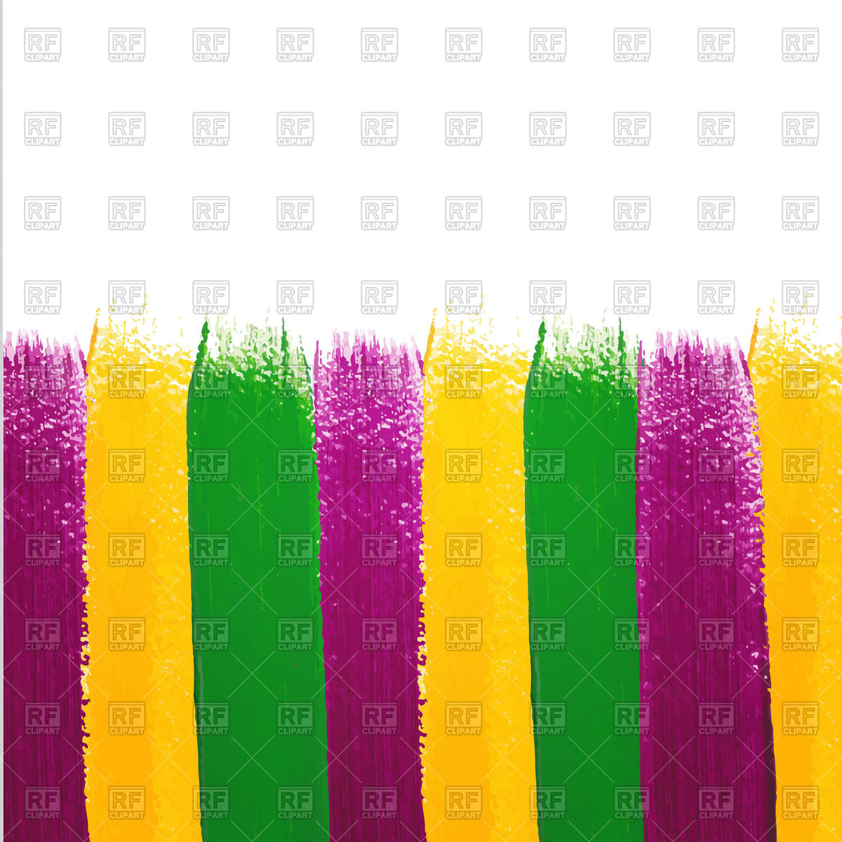 1200x1200 Green, Violet And Yellow Watercolor Brush Strokes