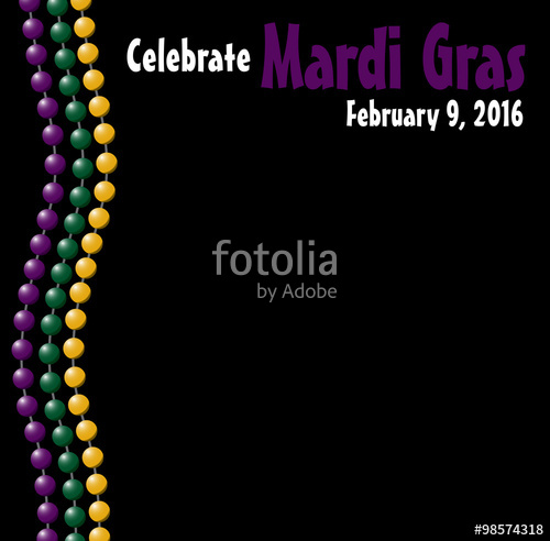 500x492 Mardi Gras Beads 2016 Stock Image And Royalty Free Vector Files