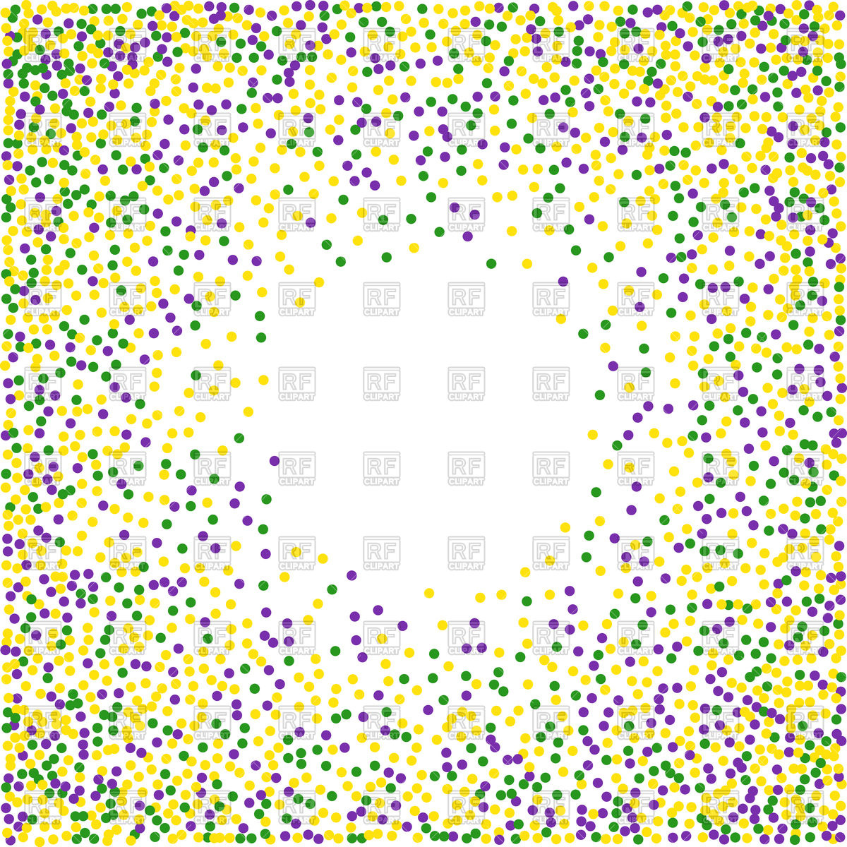 1200x1200 Mardi Gras Confetti Background Vector Image Vector Artwork Of