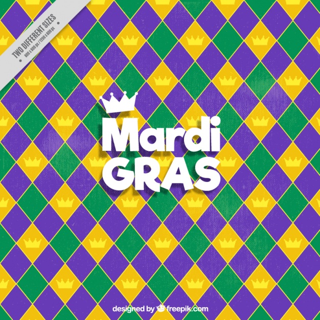 626x626 Geometric Background Of Mardi Gras Vector Free Download