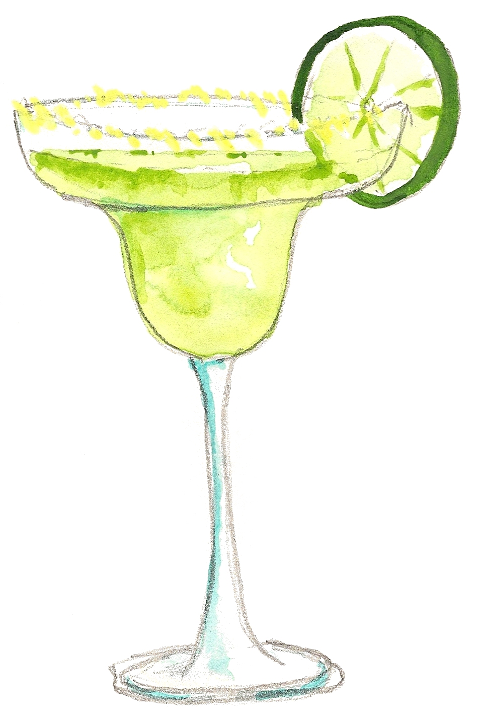 950x1434 Drink Clipart Margarita