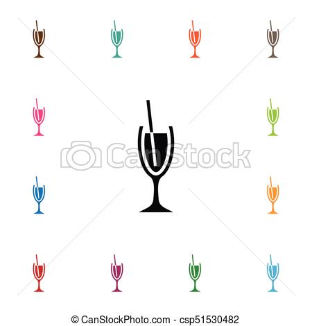 450x470 Isolated Juice Icon. Margarita Vector Element Can Be Used For