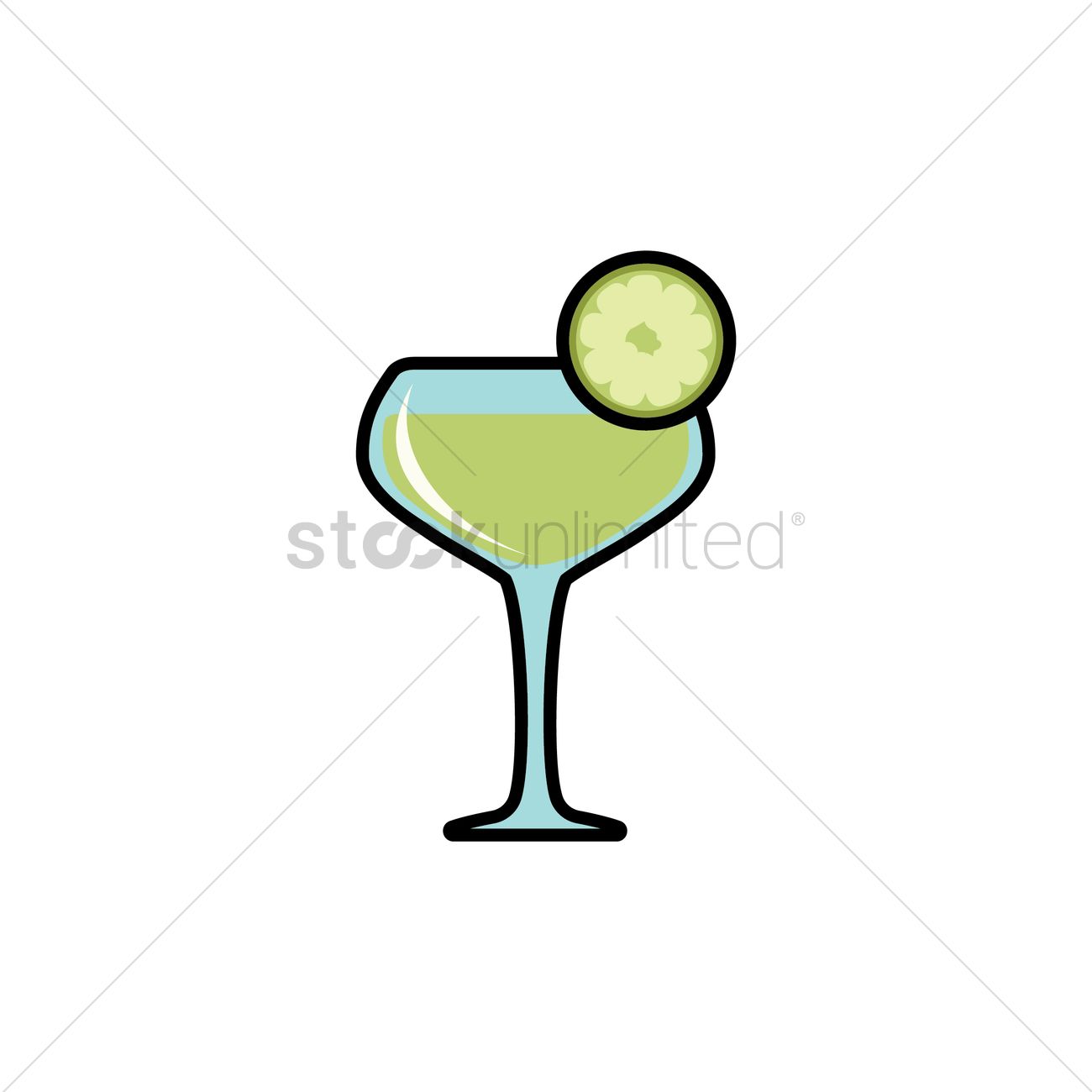 1300x1300 Margarita Vector Image