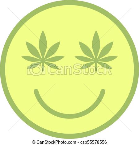 450x470 Marijuana Smiley Face. Cannabis Smile. Smiling Face Made Of Weed