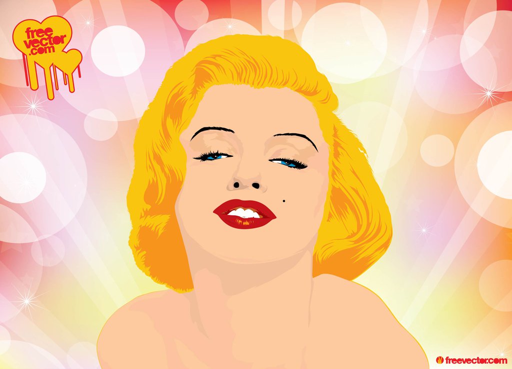 1024x739 Marilyn Monroe Vector Vector Art Amp Graphics