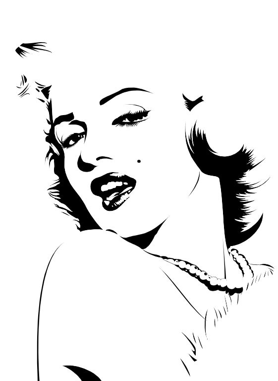 Marilyn Monroe Vector at GetDrawings | Free download