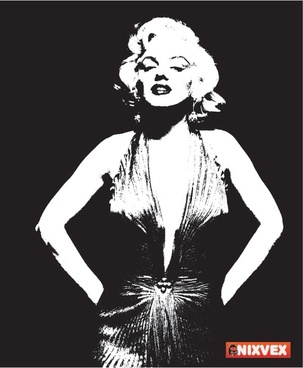 303x368 Marilyn Monroe Vector Free Vector Download (14 Free Vector) For
