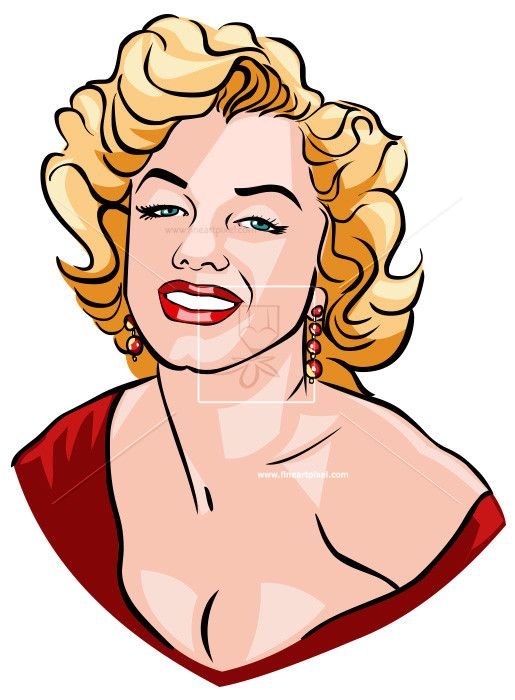 515x700 Marilyn Monroe Vector Art, Illustrations