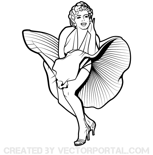 600x610 Marilyn Monroe Free Vectors Ui Download