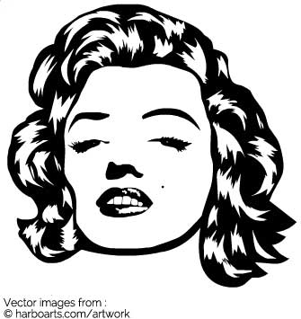 Marilyn Monroe Vector Art at GetDrawings | Free download