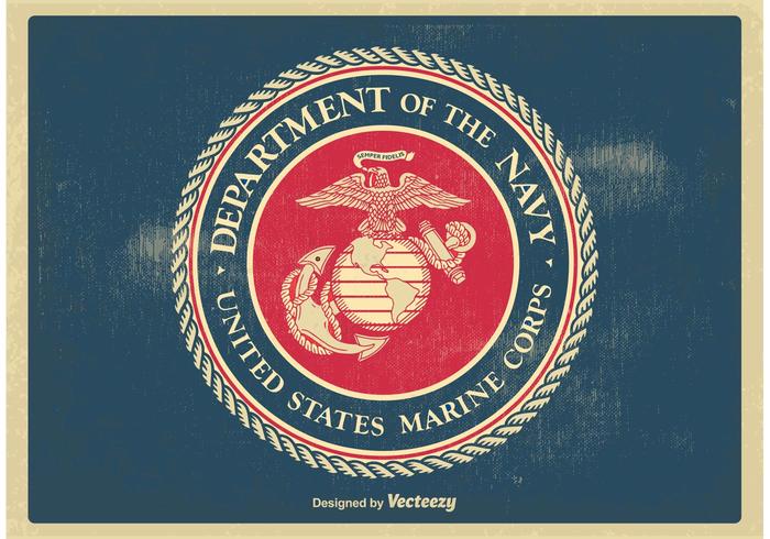 700x490 Vintage Us Marine Corps Seal
