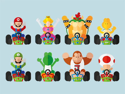 400x300 Mario Kart By Miguel Olivera