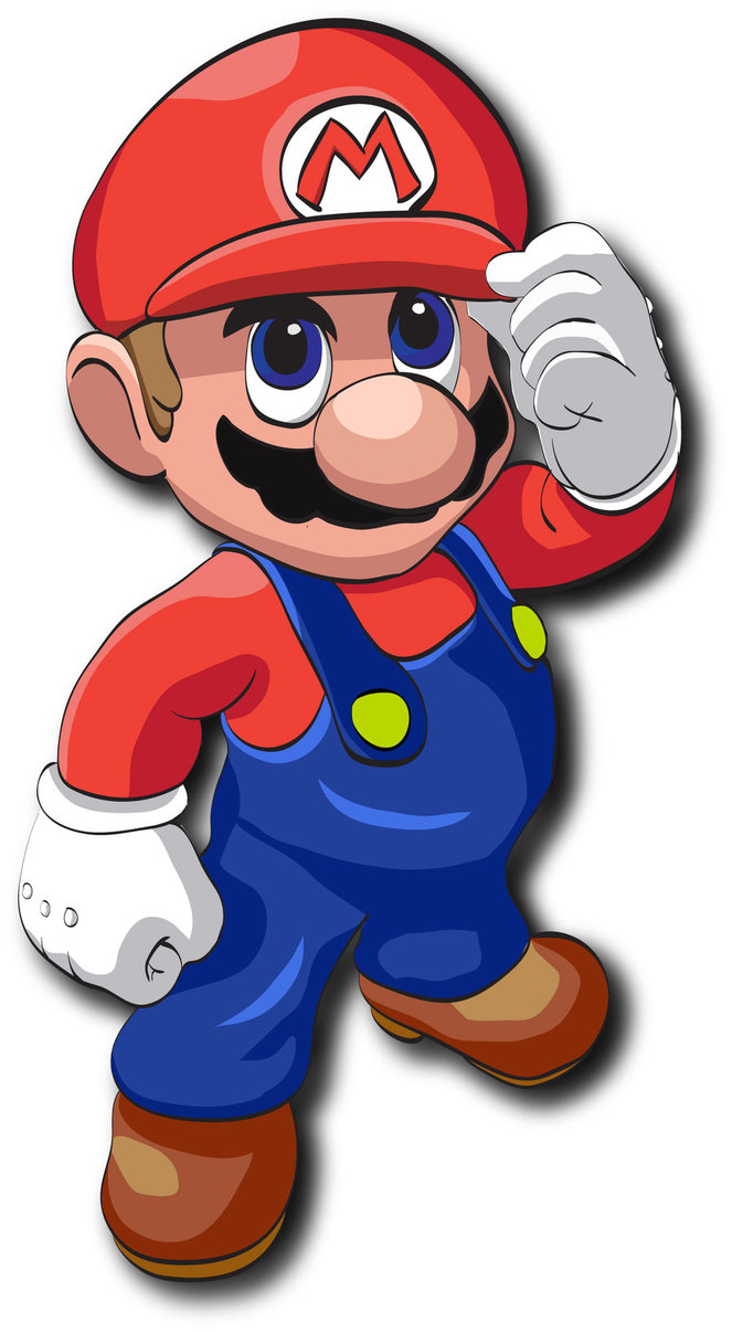 663x1206 Mario Vector By Travpach