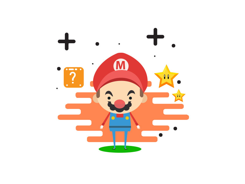 800x600 Mario Vector Design By Julio Vokhmianin
